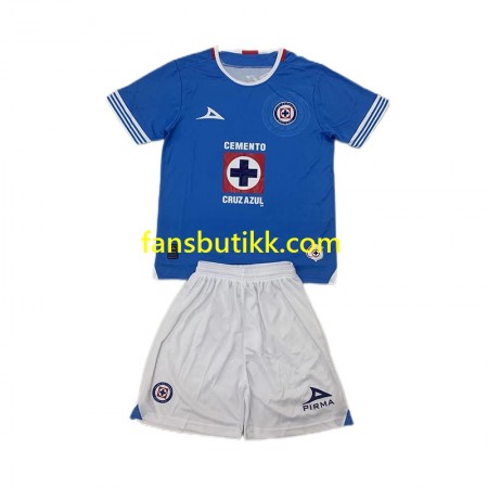 Fotballdrakt Cruz Azul Barn Hjemmetrøye 2024-2025 Kortermet
